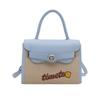 Texture retro, popular fashion this year 2025 letter new color matching crossbody portable shoulder small square bag women