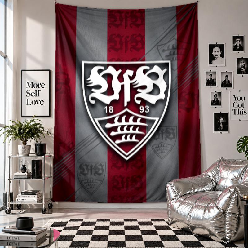 VfB Stuttgart Wall Tapestry Home Decor Wall Hanging Cloth for Bedroom Living Room Background