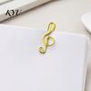 Creative Document Organizers Musical Note Paper Clips, Colorful Metal Treble Clef Decorative Classroom Gift Items Fasteners, Bookmarks for Office