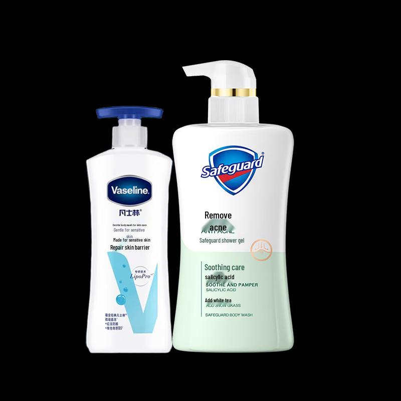 Набор Vaseline для ухода за чувствительной кожей тела