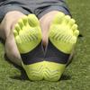 Tabio Racing Run Sizes Made In White Five-Toe Socks, 25.0-27.0cm, Japan,