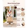 Reindeer One-Piece Four-Legged Pet Outfit for Small To Medium Dogs Christmas Theme Pet Clothes