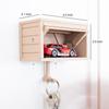 Car Garage Key Holder With Opening Door Fun 3D Printed Key Organizer Wall Mount Easy Installation Key Rack For Entryway