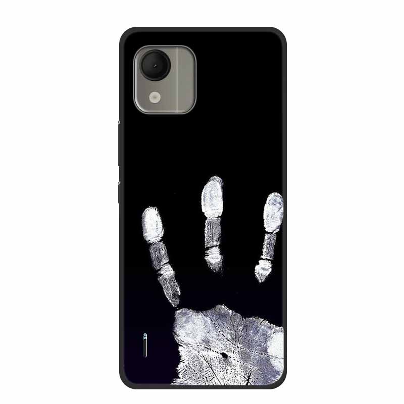 For Nokia C110 4G Case Luxury Silicone Back Cover for NokiaC110 Phone Coque C110 2023 Protector Shockproof Colorful Capas Bumper