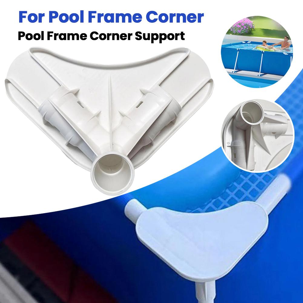 Pool Frame Corner Support Bracket Plastic Pool Frame Corner Joint Replacement Part for Above Ground Pools