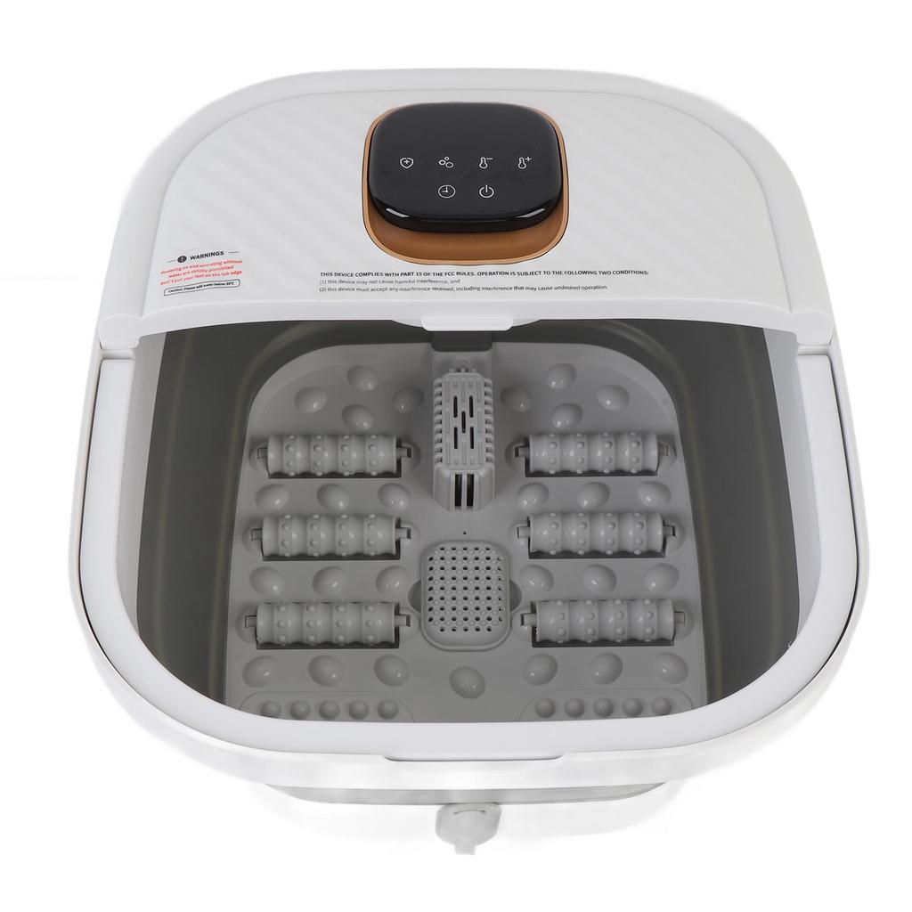 Foot Bath Basin Multifunctional Electric Heating Foot Spa Tub Foldable Foot Soaking Tub For Home US
