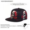 Printed New Skeleton Flat Edge Hat Street Dance Hiphop Hat Cycling Sunshade Skateboard Hat Baseball Hat Unisex