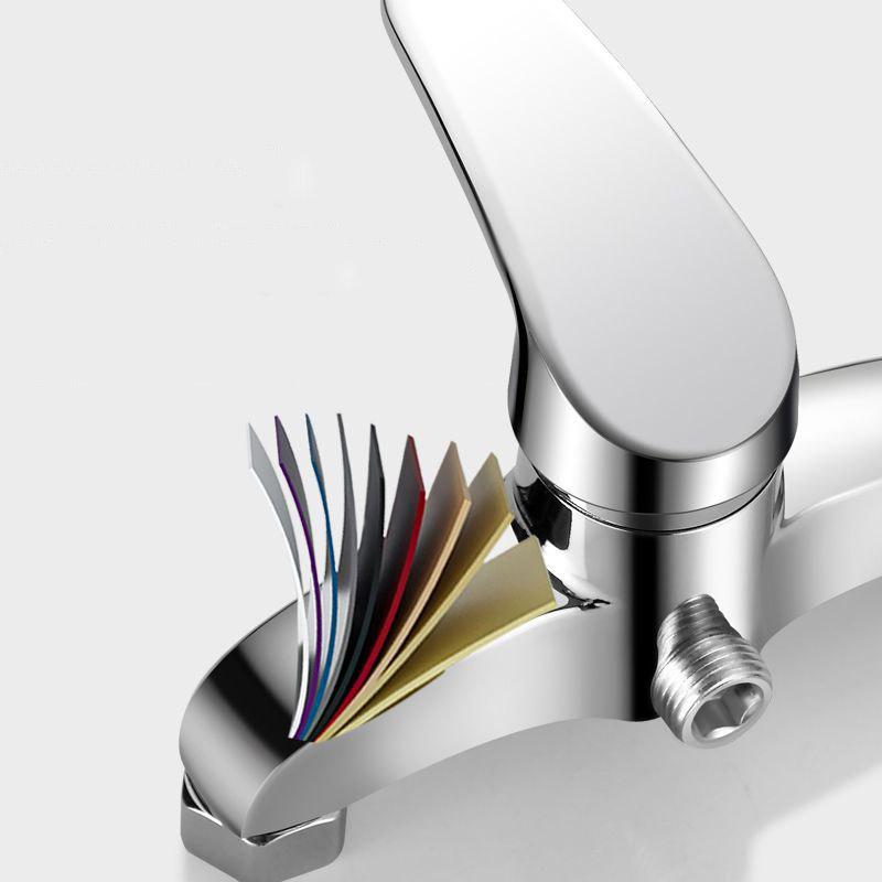 Shower Faucet Bathroom Hot and Cold Water Faucet Concealed Mixing Valve Solar Water Heater Mixing Switch Accessories