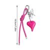 Fashion Keychain Phone Charm Stylish Heart Bag Pendant Keyring Stylish Bags Accessory for Backpack and Purse Handbag