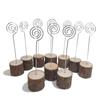 Messege Wood Place Card Holders Picture Table Number Name Sign Natural Memo Clip Holders  Party