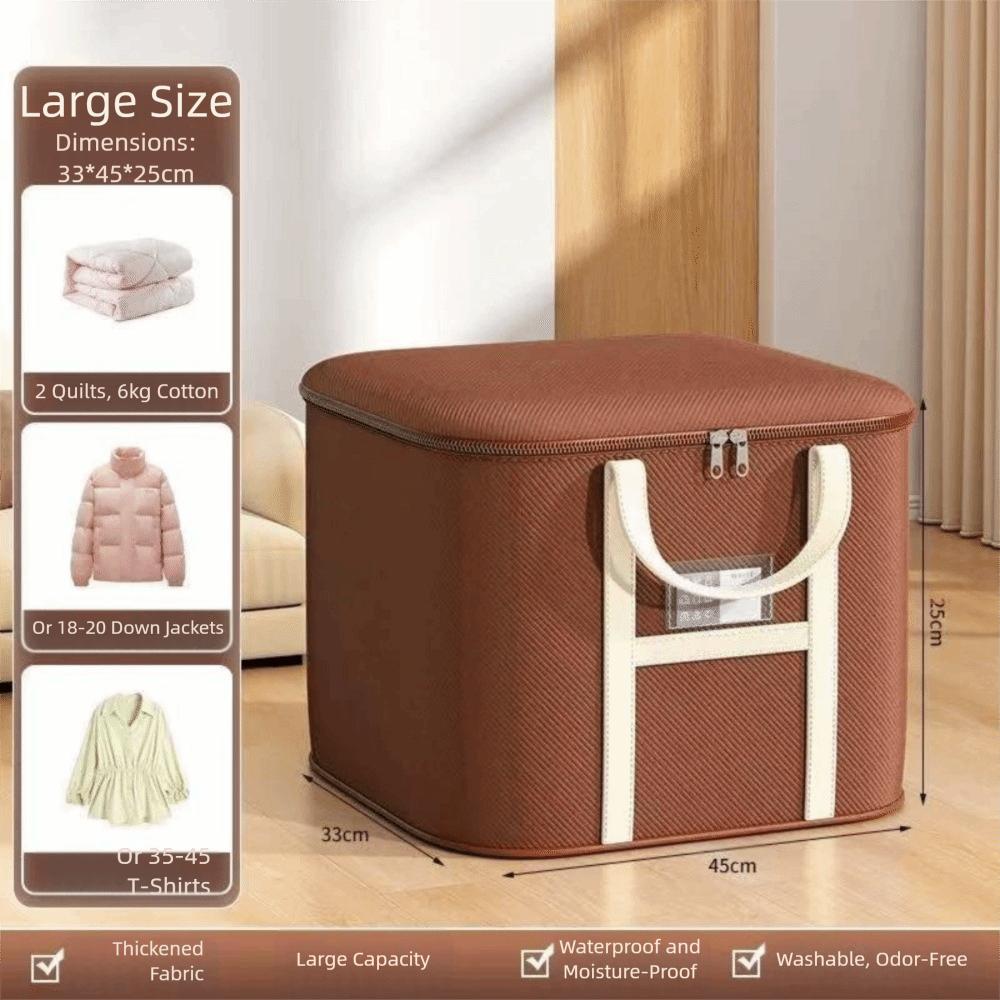 Durable Large Capacity Moving Packing Bag Multipurpose with Zipper Woven Bag Waterproof Clothes Organizer Packing Supplies