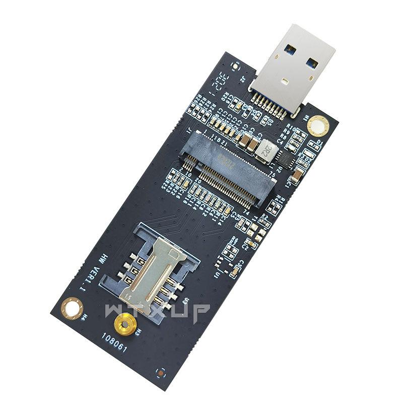 1 Set Dw5821E M2-Ngff Dw5811E Dw5816E Em7455 L860-Gl Usb3.0 Expansion Card For 3G/ 4G/ 5G Lte Module M2 Usb Adapter