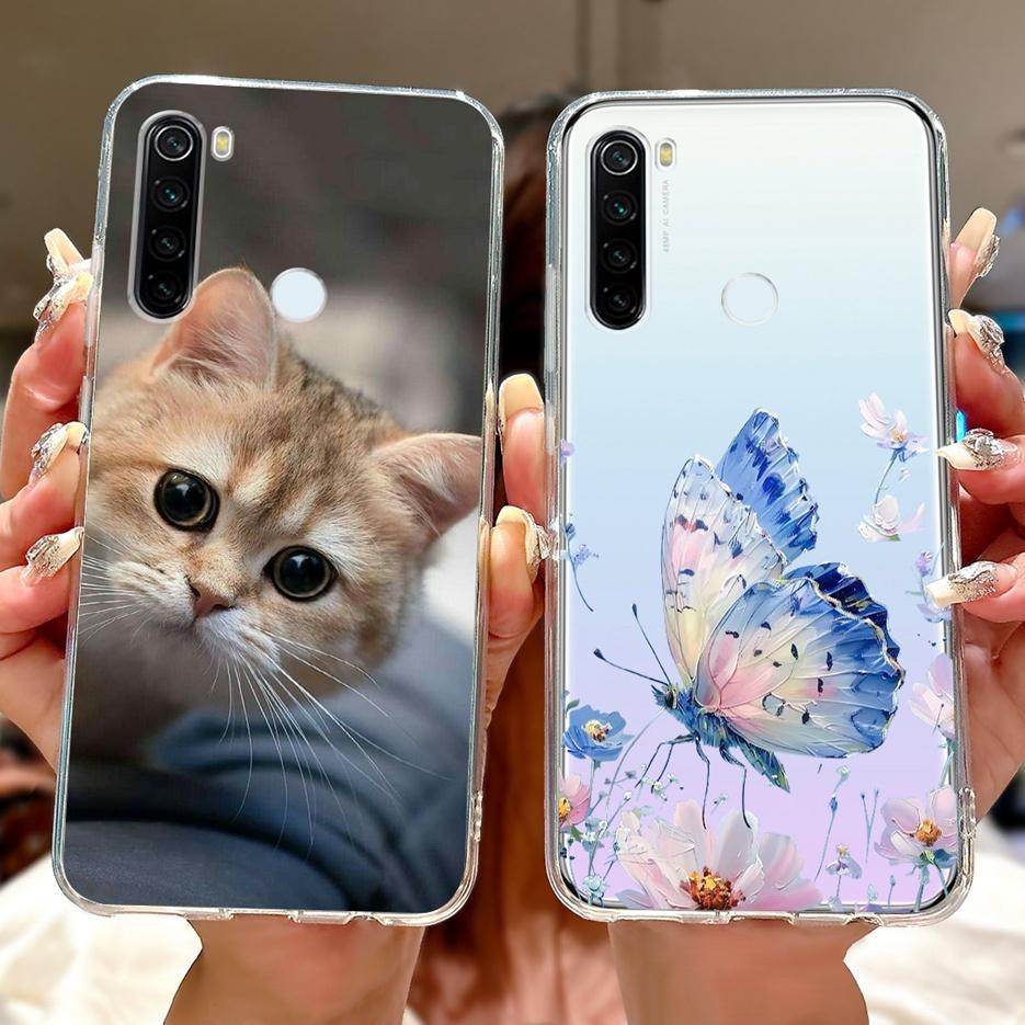 For Xiaomi Redmi Note 8 2021 Case Note 8T New Fashion Painted Cover Soft Silicone Phone Case For Redmi Note 8 Pro Note8 T Fundas