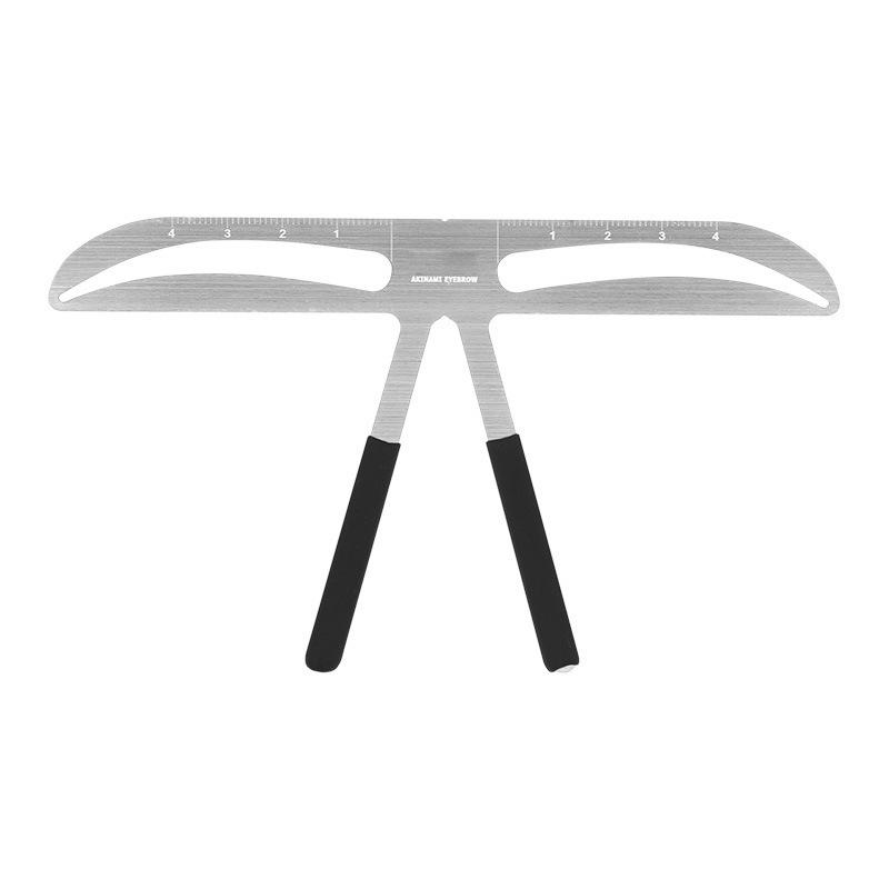 Eyebrow Ruler Tool Permanent Makeup Eye Brow Lip Grooming Tattoo Stencil Shaper Rule Measure Stainless Steel