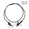 1/2Pcs Double End Test Lead Wire Line Electrical Voltage 4mm Banana Plug Alligator Clip Crocodile 15A Multimeter DIY Test Wires/