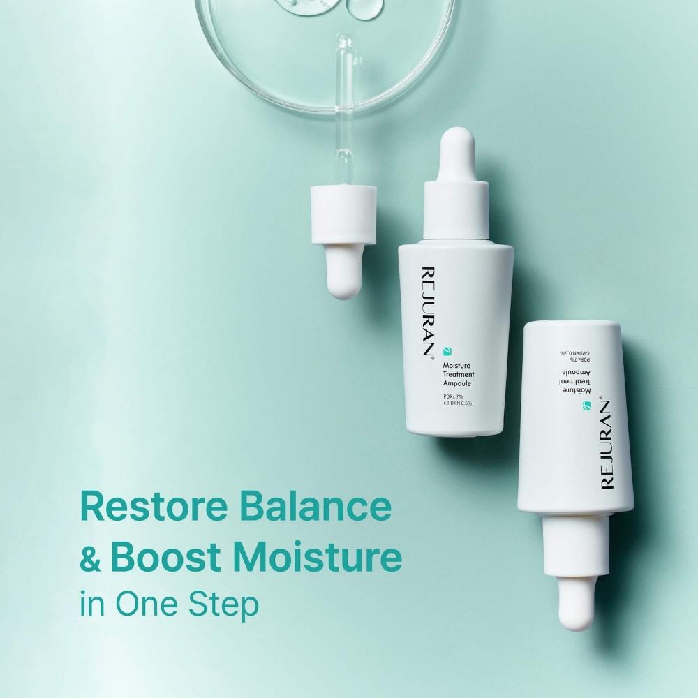 Rejuran Moisture Treatment Ampoule C Pdrn  Calming Serum For Dry   Sensitive Skin 1.01 Fl.oz.
