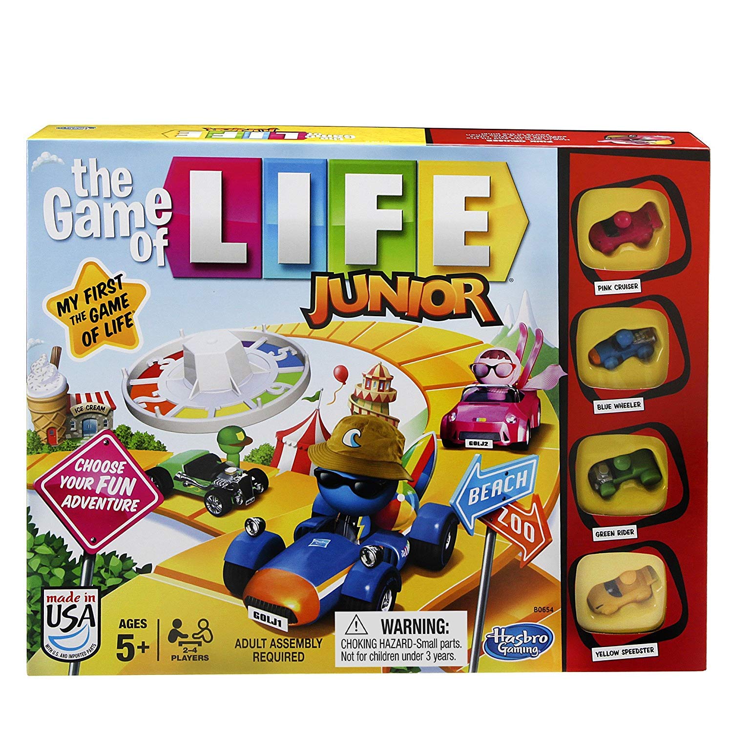 

Hasbro английская версия Game of Life Junior Изучайте английский, развлекаясь [продукт]
