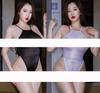 Sexy High Thin Competitive School Race Queen [Miracroute] See-through Stockings, Leotard, Leg, Fabric, Women's, T-Back, Erotic, Swimsuit, Swimsuit,