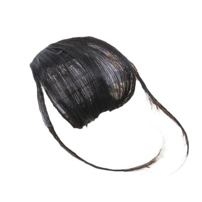 Ženy Umělá spona do vlasů Air Bangs příčesek Tenká elegantní paruka s třásněmi