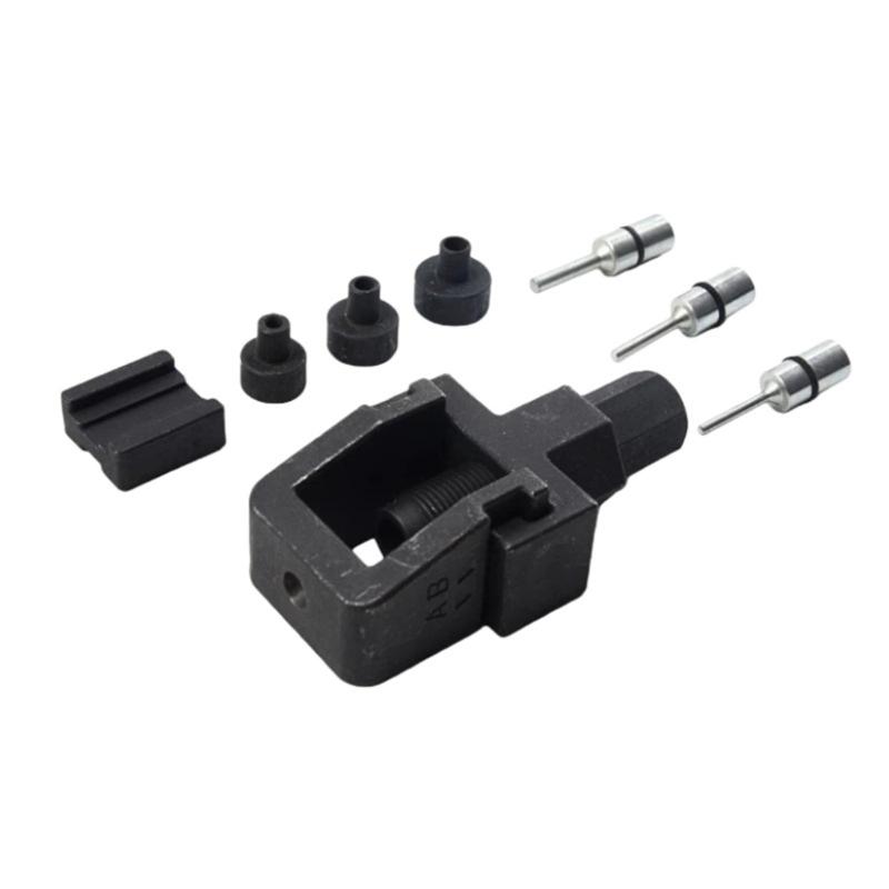 Chain Splitter Set With Ergonomic Handle For Accurate Chain Disassembly During Motorcycle And Bicycles Repairs Ensuring Comfort