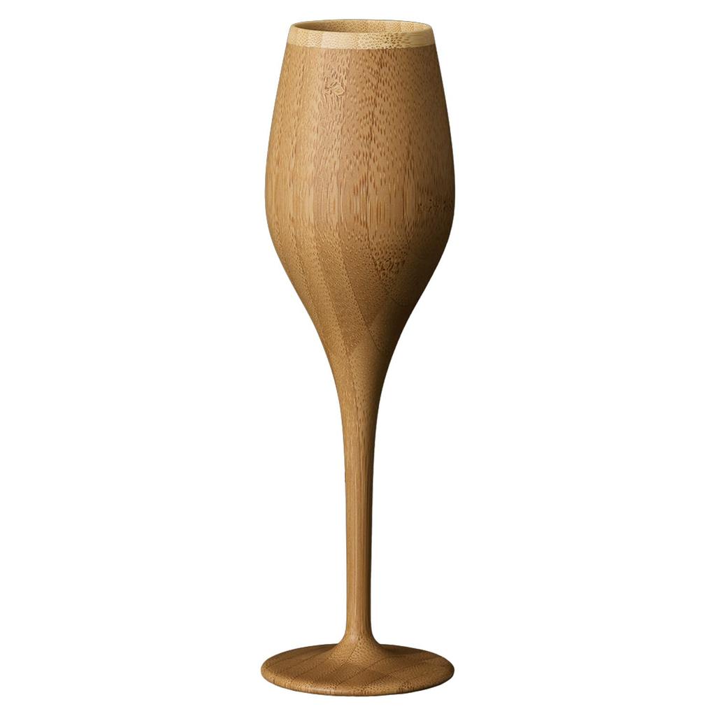 RIVERET Vessel Cocktail Glass, Bourgeon, 110ml, Bamboo, Dishwasher Safe, Brown, RV-110B