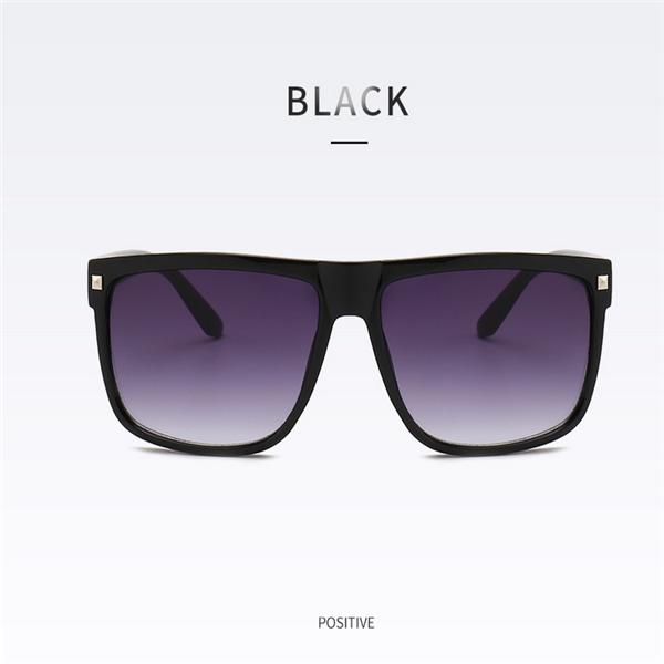 

Классические винтажные солнцезащитные очки с заклепками, модные очки для путешествий на открытом воздухе чёрный