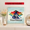 Incredibox Customize Your Name Diamond Painting Round Diamond Diy Frameless Holiday Artwork Suitable For Home Office Wall Decoration