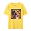 Beagle Bliss Tshirt Funny TShirts Prevailing Mens Tees Normal Top Tshirts Cotton Green And White Graphic T Shirt