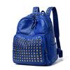 Super Cool Luxury Design Rivets Backpacks Soft Leather Wear Resistant PU Backpacks Large Capacity Punk Backpacks Unisex