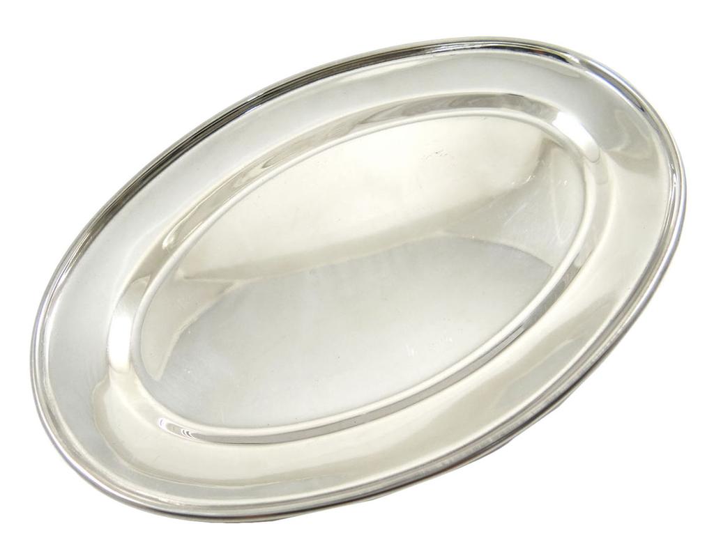 Traditionally Designed Copper Steel Oval Dish Bowl Tableware Dinnerware Kitchen