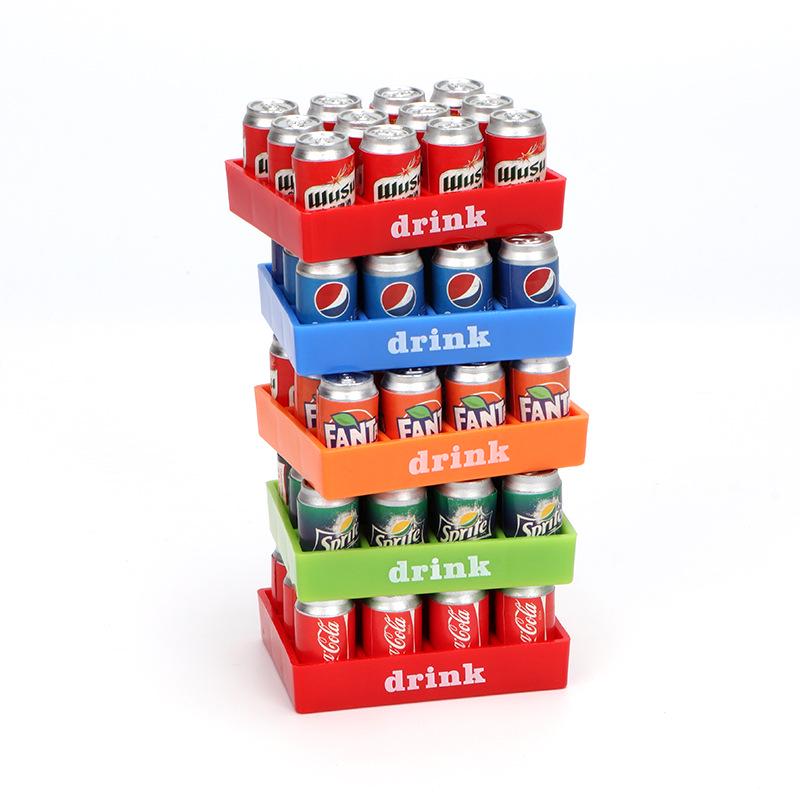 Miniature Soda Tray Toy for Dollhouse Pretend Play