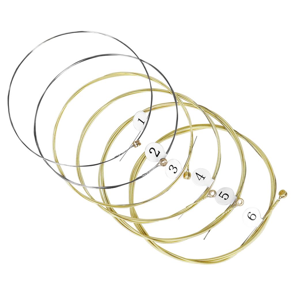 6Pcs Classical Alloy Steel Core Guitar Strings 1st-6th String Guitar Strings for Acoustic Folk Guitar Accessories