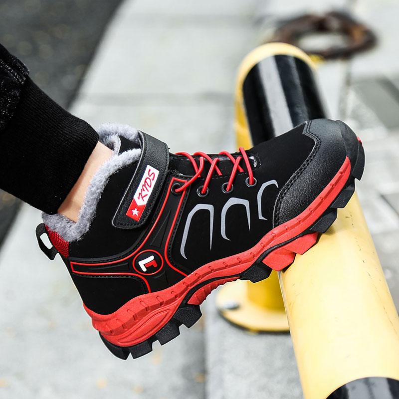 Herbst/Winter Jugend Outdoor Sport Wanderschuhe Kinder Winter Warme rutschfeste Schneestiefel
