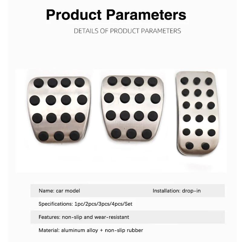 Car Foot Pedals For Mercedes-Benz V-Class Vito Marco Polo W639 W447 2003~2025 Rest Covers Brake Pedal Accelerator Car Acessories