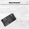 104 Grids Portable Battery Organizer Storage Box Carrying Case Holder With Battery Tester