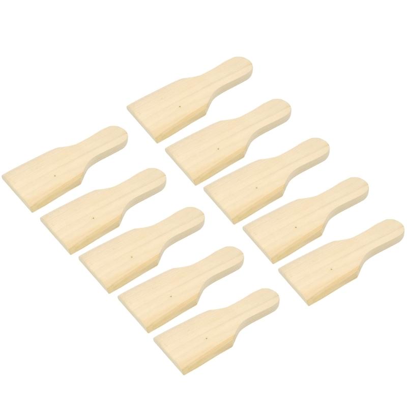 

1/10x/Set Clay Pottery Paddles Wood Sculpture Pads Pottery Wood Board Handmade Ceramic Art Crafts Tool for Workshops 1