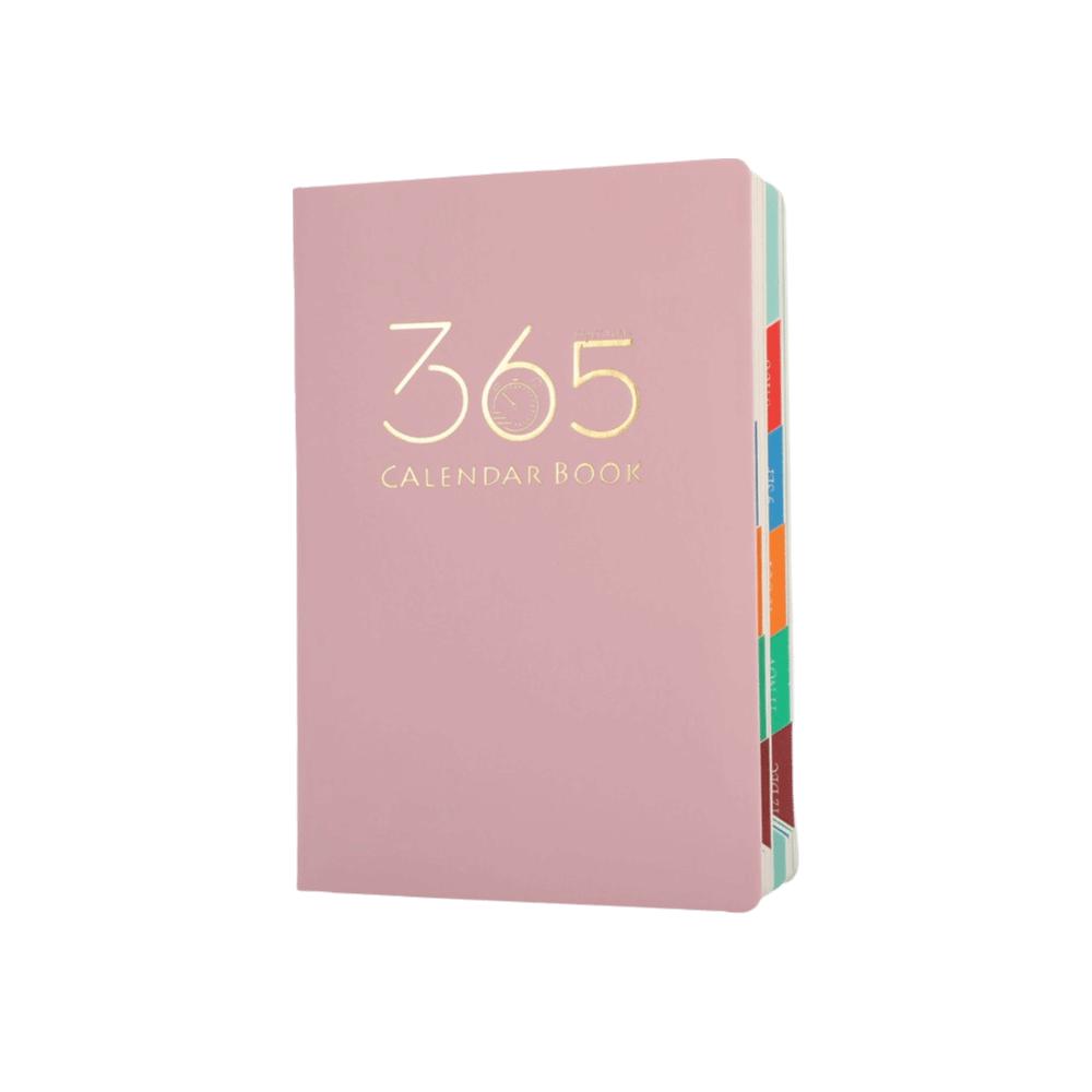 320 Sheets A5 Journal Textured PU Schedule Book Office Supplies Daily Journal  Workplace розовый