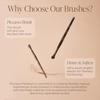 Picasso 207A Eyeshadow Brush Transparent Watercolor Premium Squirrel Hair Base Brush Korean Natural Eye Makeup Authentic Eyes, Cosmetics, Hair,