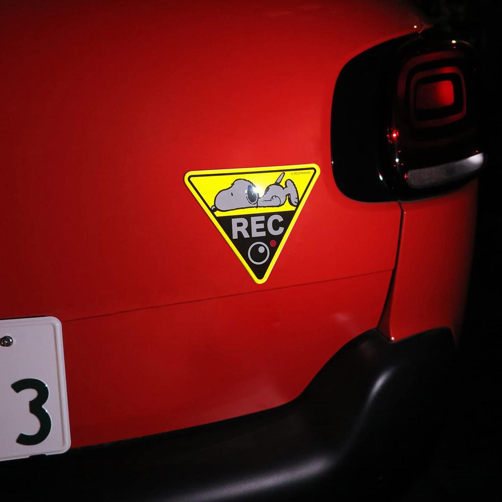 Meibo SN126 Snoopy Car Reflector Dash Camera, For Recording, Magnet Type