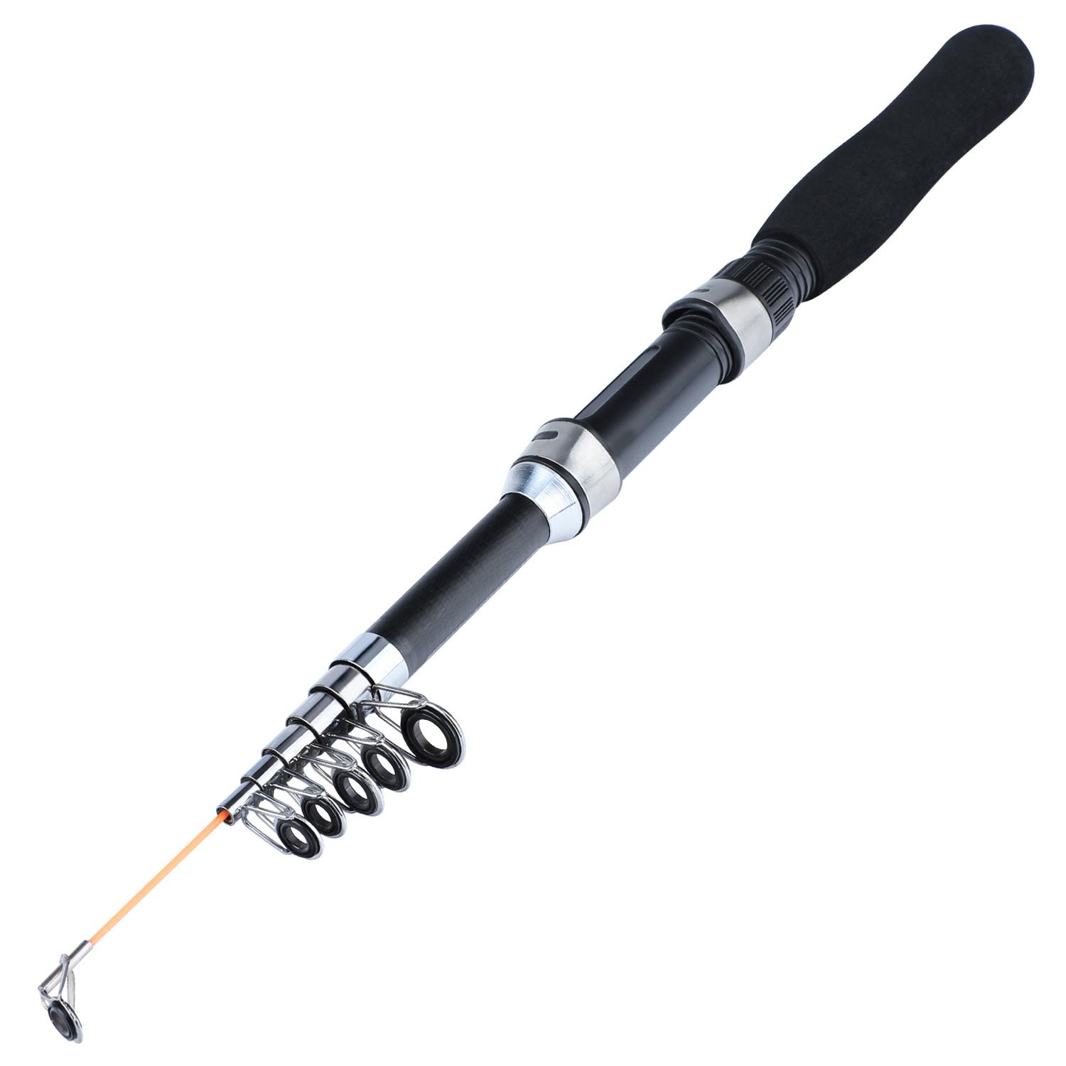 

SOUGAYILANG Телескопические удочки из углеродного волокна, карповая лодка, спиннинговая удочка, удочки, рыболовные снасти, принадлежности для рыбалки 1.6 чёрный