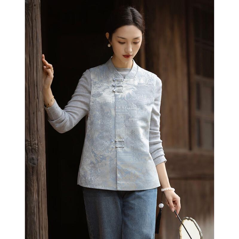 Women's Chinese Style Jacquard Sleeveless Vest