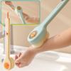1Pcs Long Handle Bath Brush Soft Hair Automatic Liquid Bath Brush Bathroom Body Brushes Mud Back Scrubber Shower Massage Brushes