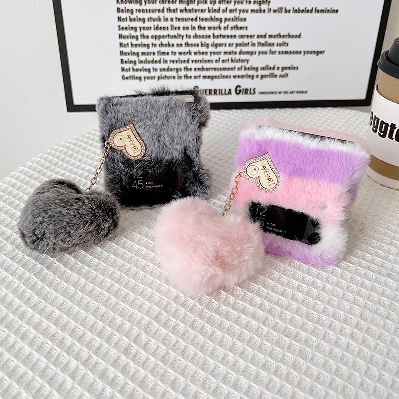 Custodia Peluche Coniglio Per OPPO Reno 8 5G - Morbida Con Orecchie E Strass - Viola - Protettiva E Con Supporto
