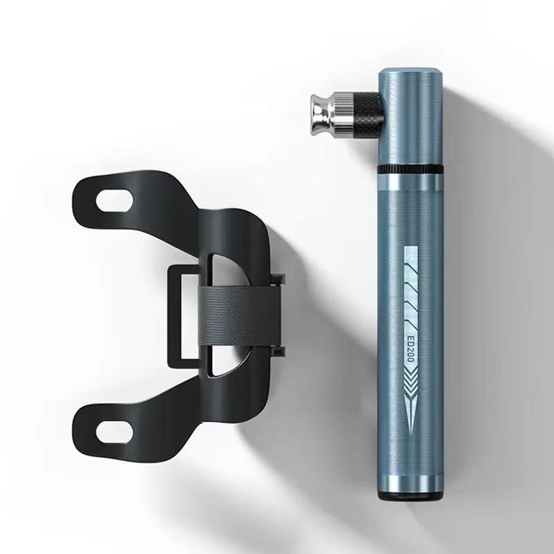 Mini Bicycle Pump Aluminum Alloy Cportable Hand Air Pump Ball Tire Pump Outdoor Bike Accessories Electric Cycling Scooter Road