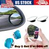2Pcs Blind Spot Mirror Auto 360° Wide Angle Convex Rear Side View Car Truck SUV