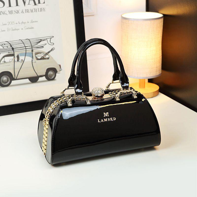 

Boston Pillow Bag Women S Handbag Niche Mother Bag Shoulder Messenger Bag Bag Tide чорний