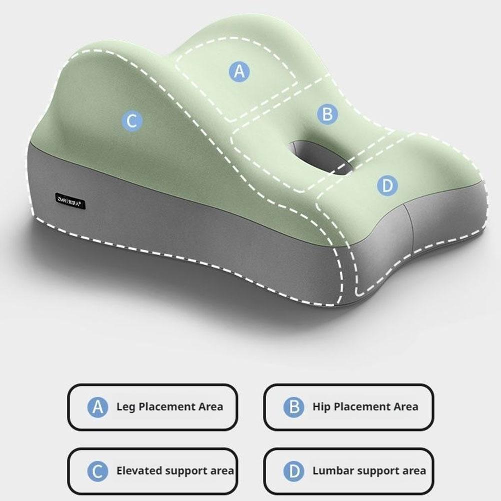 New Couples Ergonomic Lift Hip Waist Pillow Abdomen Support Car Home Bed Sitting Lying Multifunctional Cushion