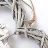 Heart Pendant Chic DIY Rattan Nordic Style Romantic Woven Pendant Ornament for Wedding