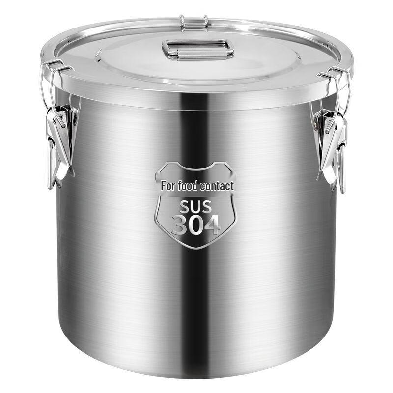 Recipiente Hermético para Armazenamento de Alimentos de Aço Inoxidável 304 Espesso