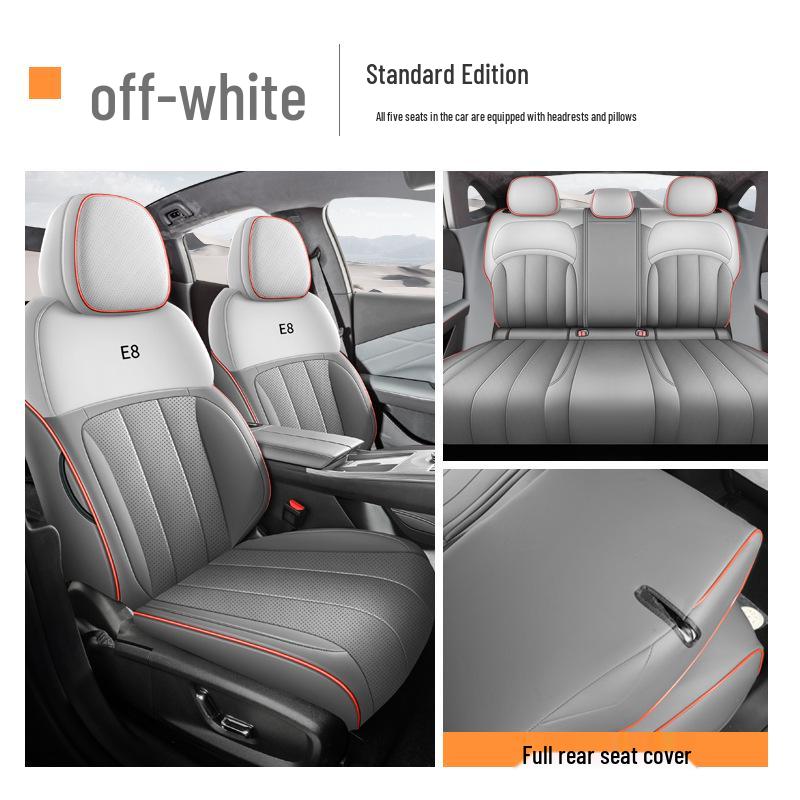 Galaxy E8 Full Leather Car Seat Cushion - Four Seasons Universal Model